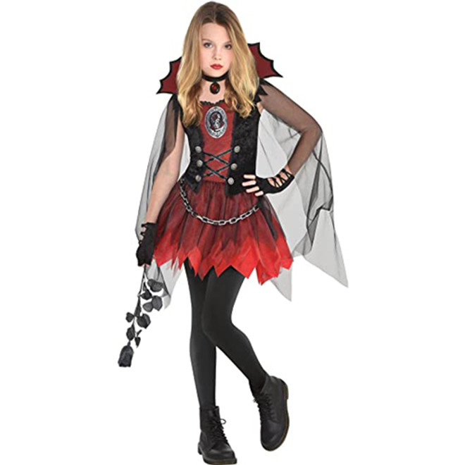 Girls Dark Vampire Costume - Small