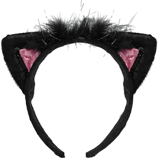 Black Cat Ears Headband