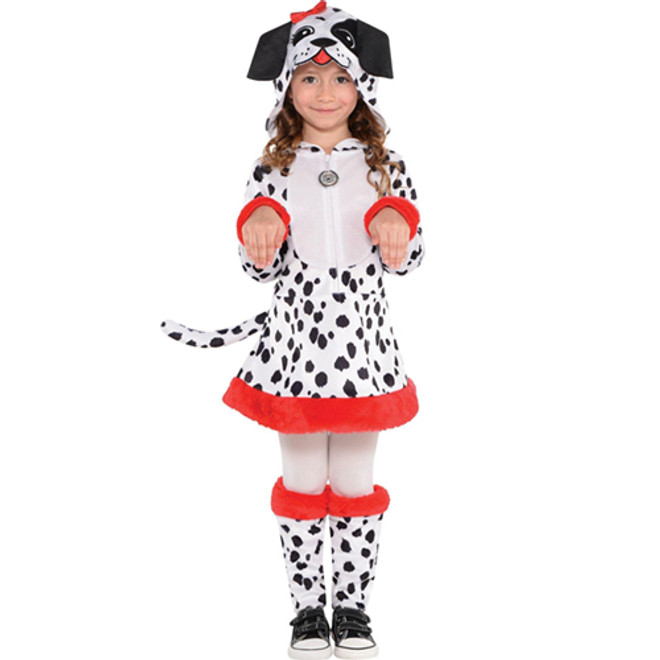Girls Dalmatian Costume - Medium
