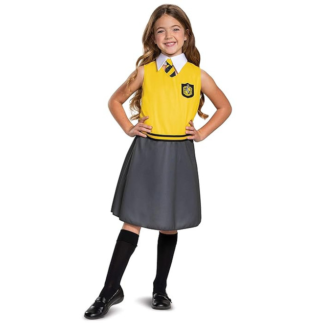 Girls Classic Harry Potter Hufflepuff Dress Costume - Large