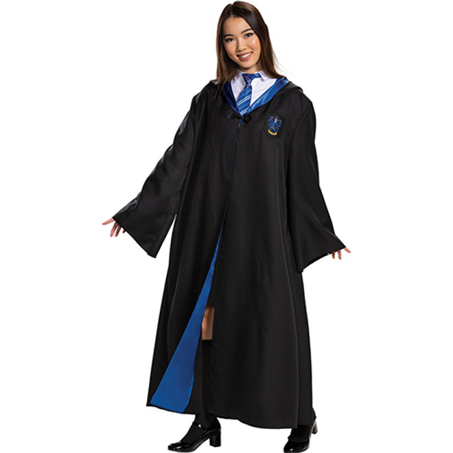 Harry Potter Ravenclaw Deluxe Robe Costume for Adults - Medium