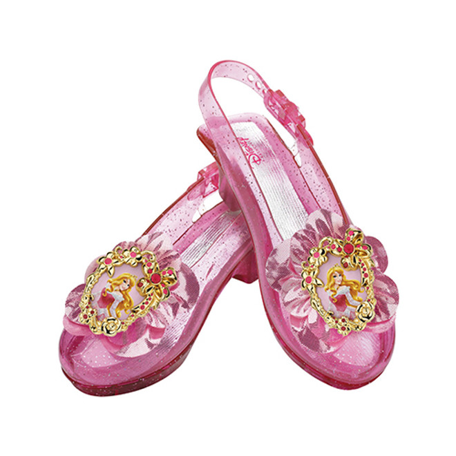 Disney Princess Aurora Sparkle Shoes Halloween Costume Accessory