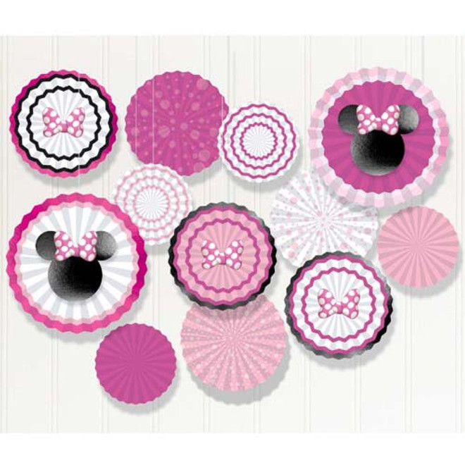 Minnie Mouse Forever Deluxe Paper Fan Decorating Kit