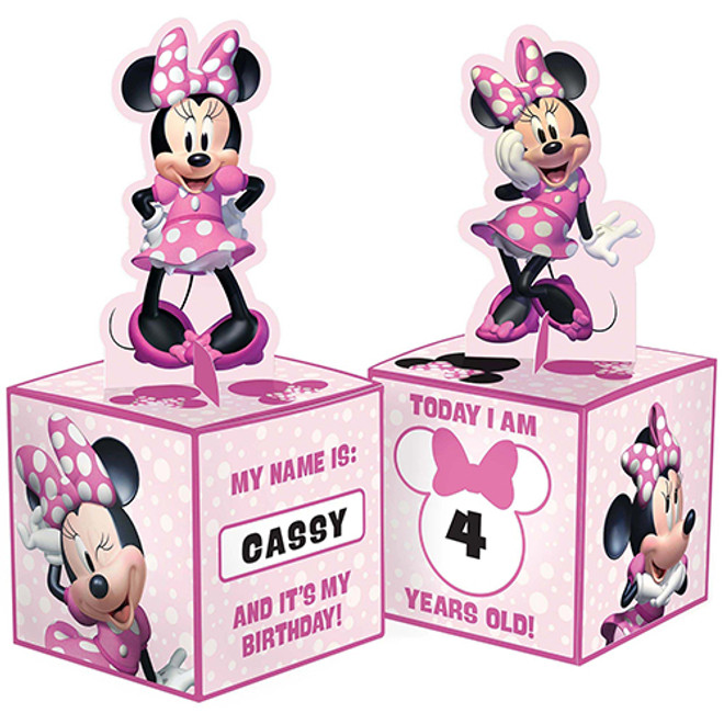 Minnie Mouse Forever Birthday Paper Table Centerpiece Decoration Kit