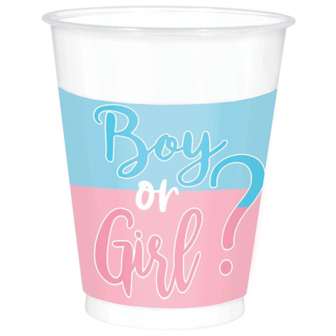 The Big Reveal Plastic Cups