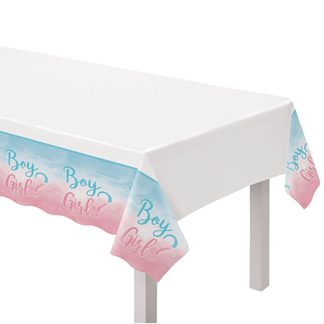 The Big Reveal Plastic Table Cover