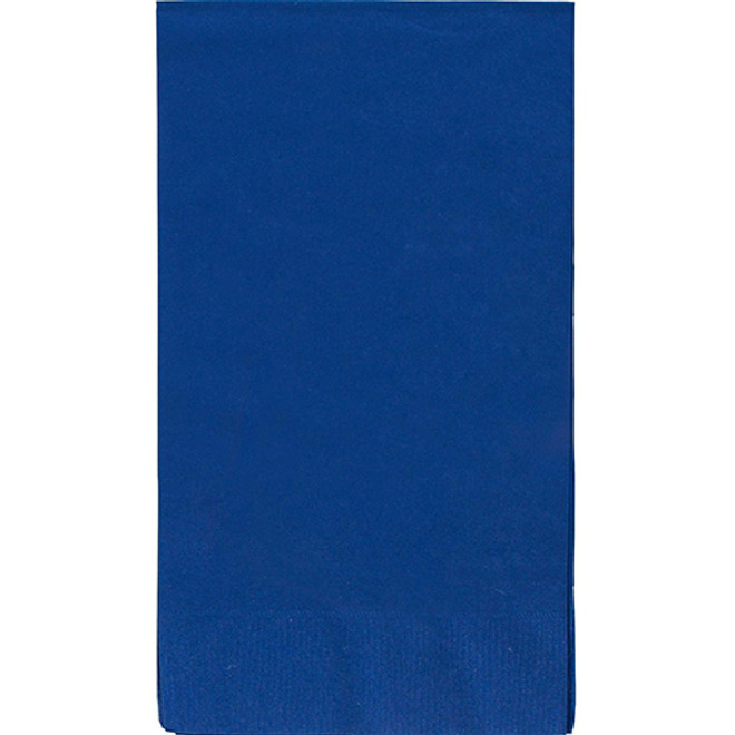 Bright Royal Blue 2-Ply Paper Guest Towel Big Party Pack