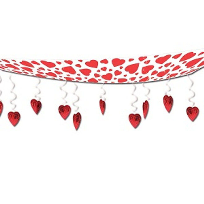 Hearts Ceiling Decor Party Accessory