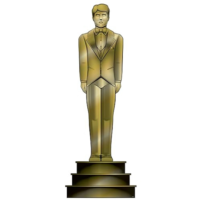 Red Carpet Male Statuette Stand-Up