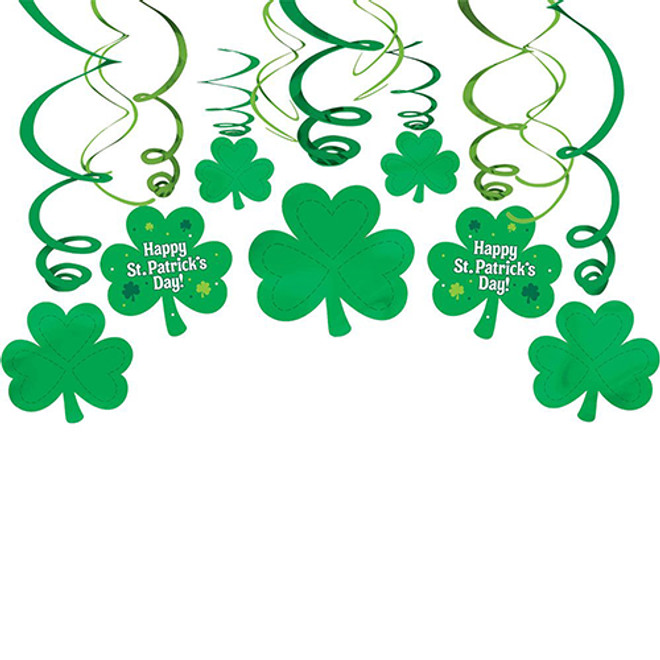 Saint Patrick's Day Foil Swirl Mega Value Pack