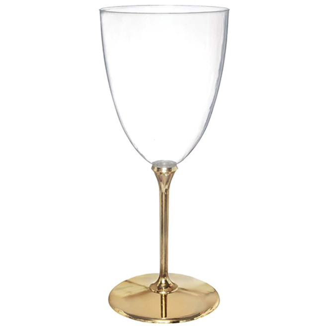 Golden Premium Wine Goblet - 7 Oz