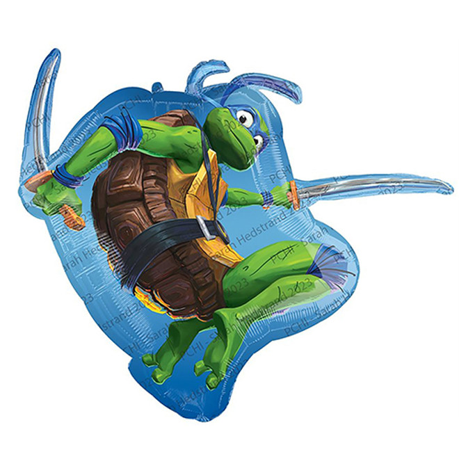 Teenage Mutant Ninja Turtle Leonardo Foil Mylar Balloon - 32"