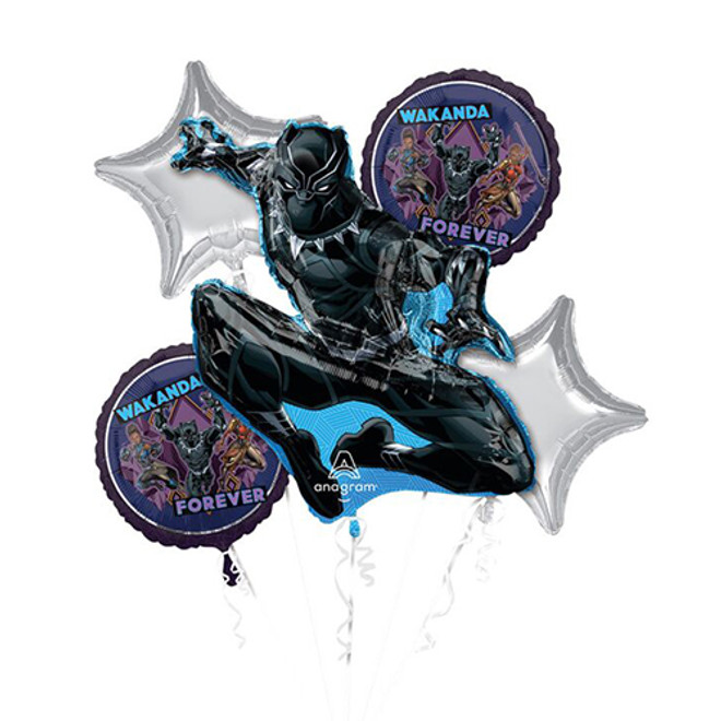 Black Panther Foil Balloon Bouquet