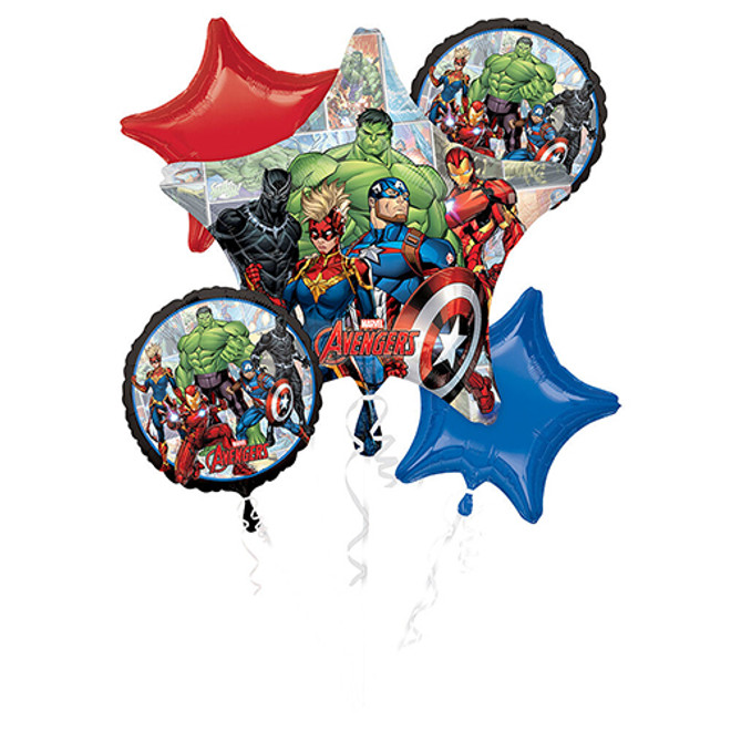 Marvel Avengers Powers Unite Mylar Foil Balloon Bouquet