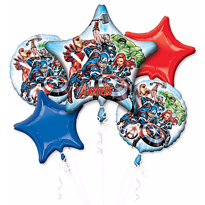 Avengers Foil Balloon Bouquet