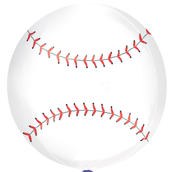 Baseball Orbz Balloon, 16"
