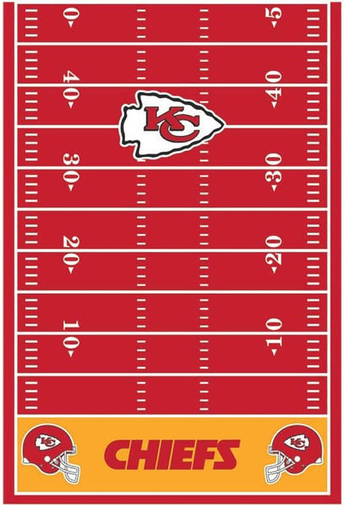 Kansas City Chiefs Collection Printed Plastic Table Cover