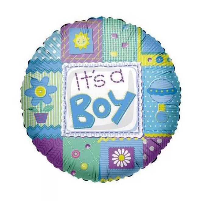 Baby Shower 'It's A Boy' Foil Mylar Balloon