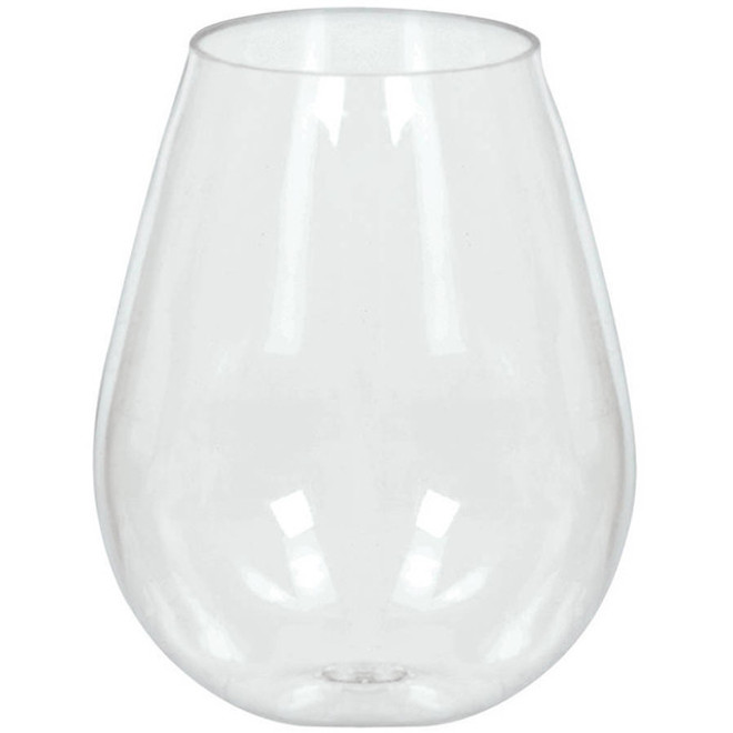 Mini Stemless Wine Glasses - Clear