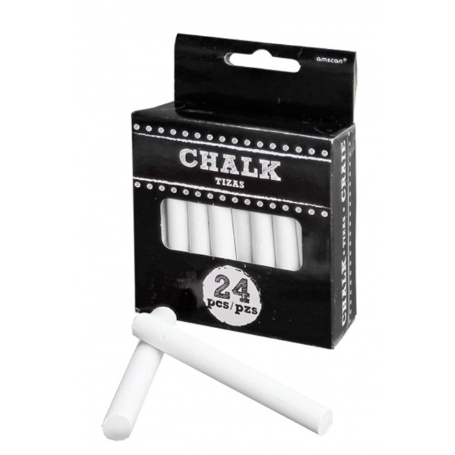 3" Premium White Chalk Sticks