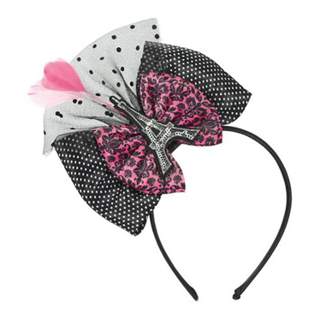 Bridal Shower a Day in Paris Deluxe Headband