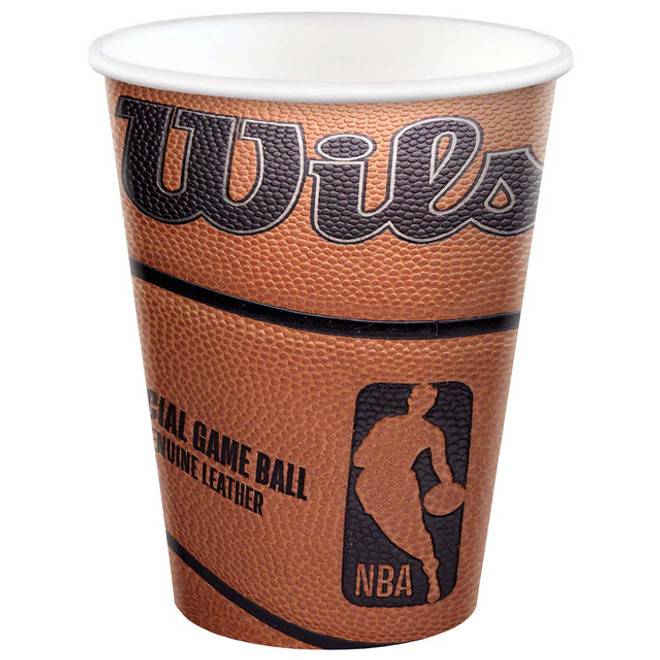 Basketball NBA Party Paper Cups - 9 Oz