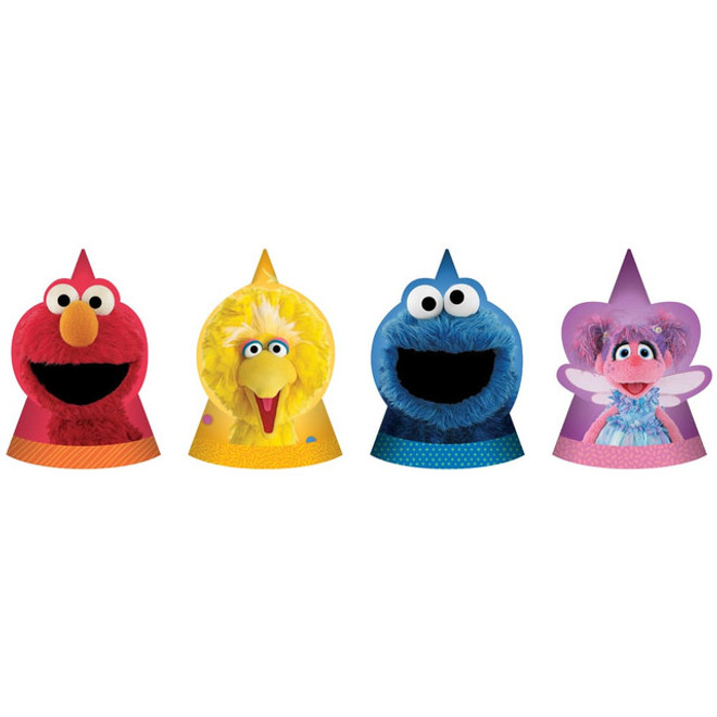 Sesame Street Everyday Die Cut Paper Cone Hats