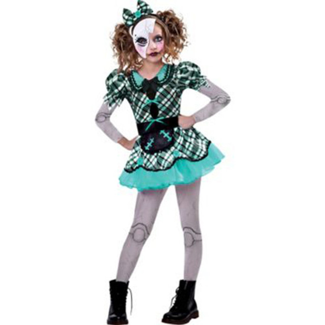 Dark Doll Costume for Kids - Medium