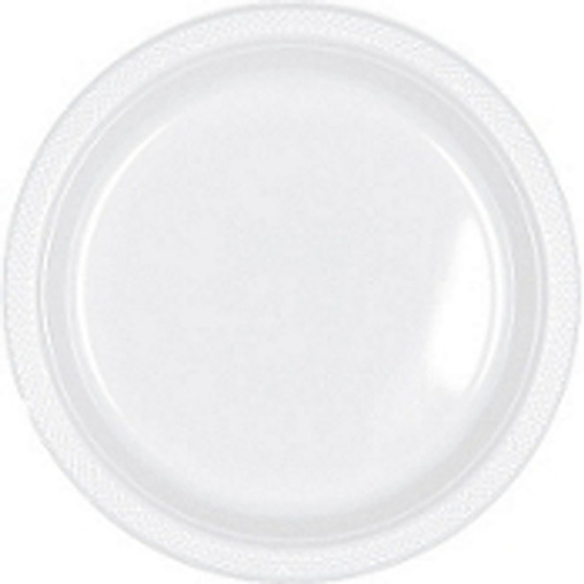 Clear 9" Plastic Lunch Plates - 20 ct.