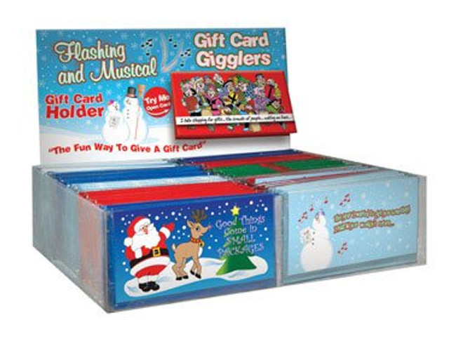 Flashing And Musical Gift Card Holder