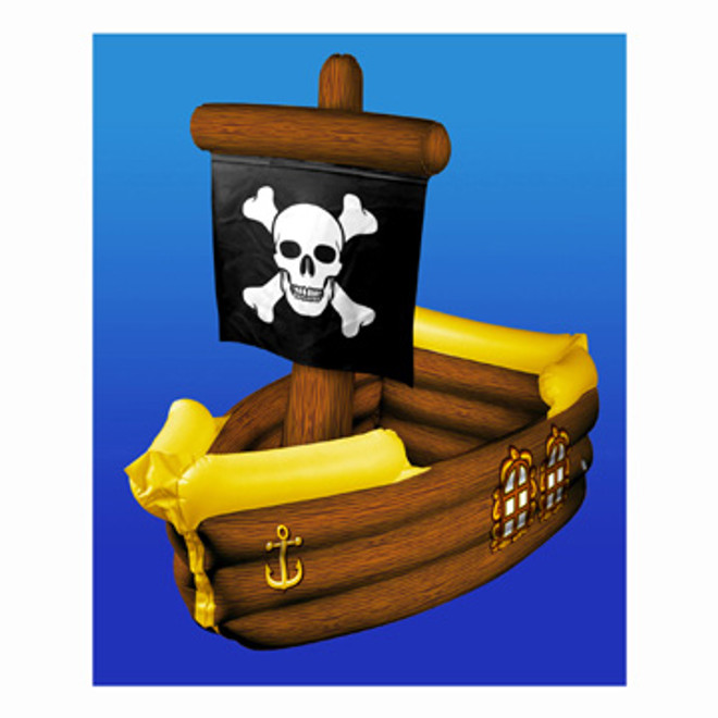 Inflatable Pirate Ship Cooler