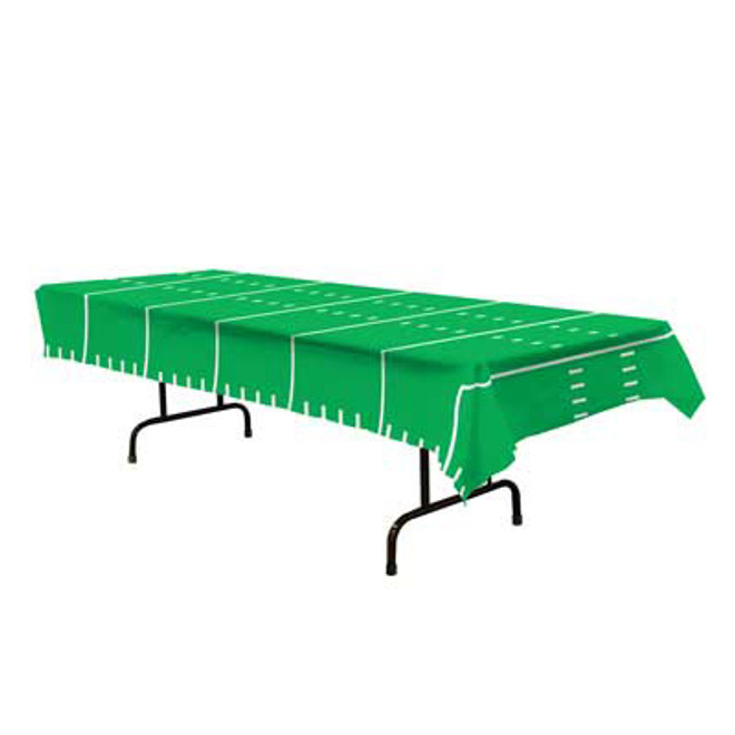 Game Day Football Plastic Tablecover