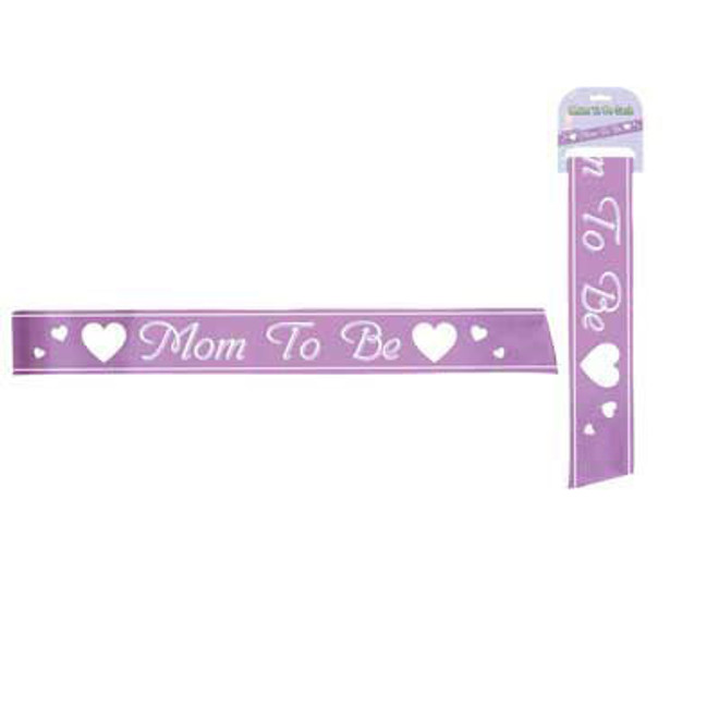 Mom To Be Satin Sash