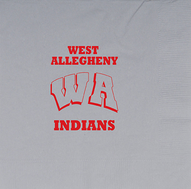West Allegheny Indians Luncheon Napkins, 16 count