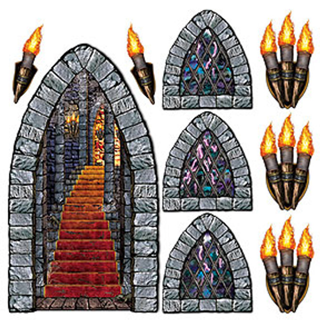 Stairway, Window & Torch Props