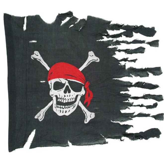 Weathered Pirate Flag