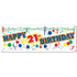 Happy 21st Birthday Sign Banner