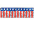 Flame Resistant Stars & Stripes Fringe Banner