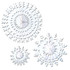 White Tissue Snowflake, 22-Inch