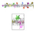 Multi-color FR Metallic Star Garland