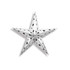 12" Dimensional Foil Star-Silver