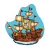 Pirate Ship Wall Plaque