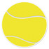 Tennis Ball Cutout