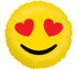 18-Inch Emoji Heart Eyes Balloon