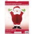 14-Inch Hohoho Santa Honeycomb Hanging Decoration