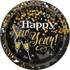 Glittering New Year's 9" Plates 8 Count