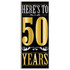 Here's To  50  Years Door Cover