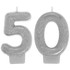 Numeral Candles Sparkling Celebration 50