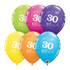 11" 30-A-Round Assorted Latex Balloons