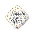 18" Happily Ever After Gold Dots Foil Balloon